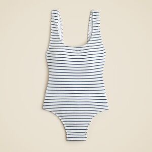 JCrew NWT Claudia scrunchie one-piece